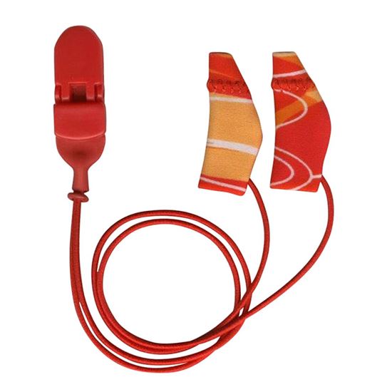 Picture of EarGear Mini Curved Corded Orange/Red