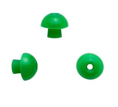 Picture of ADI Mushroom Ear Tips, 13 mm, Green 100pcs