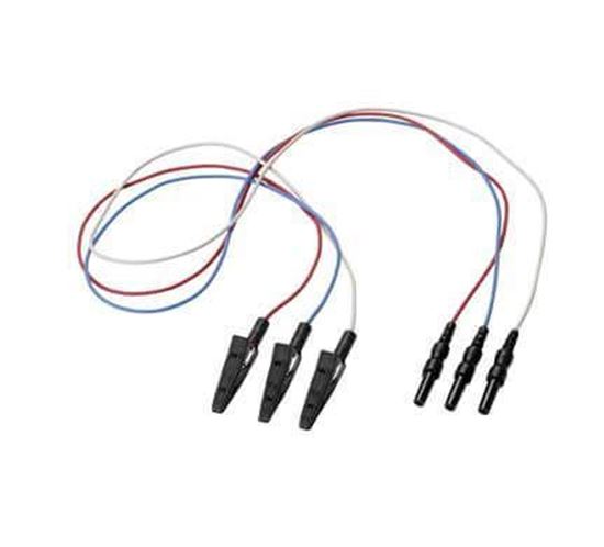 Picture of Alligator clip cable Set/3pcs RWB