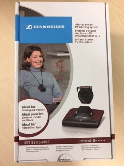 Picture of Infra-Red Stereo TV Assistive Listening System, with Mic no loop, Pendant Receiver