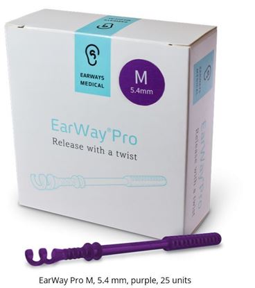 Picture of EarWay Pro M, 5,4mm, Purple- 25 Pack Size M