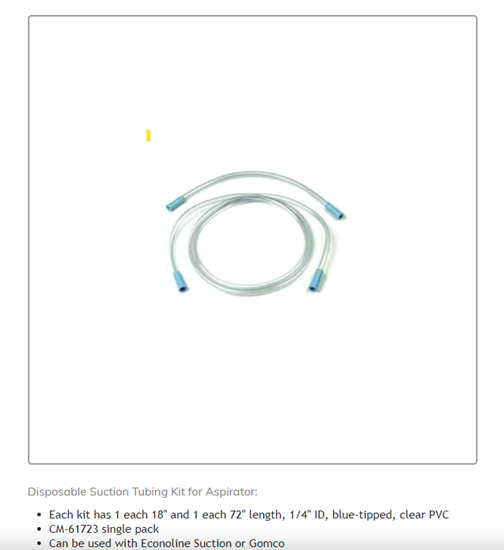 Picture of TUBING FOR PRO ASPIRATOR PRO POWER