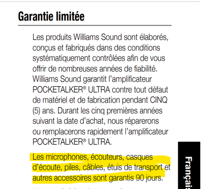 Pocketalker 2.0 Personal Amplifier-Diatec Canada