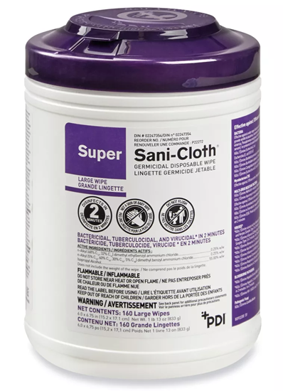 Picture of SUPER SANI-CLOTH GERMICIDAL WIPES