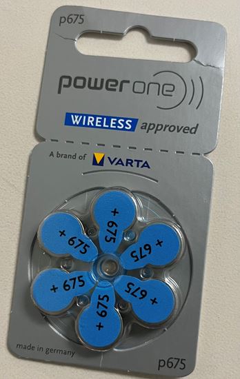 Picture of 370-40-180-00/1300203 BATTERY, 675 POWER ONE (5 BOXES PER CARTON)