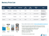 Picture of 1. QUICK GLANCE BATTERY OPTIONS - SOLD BY THE BOX